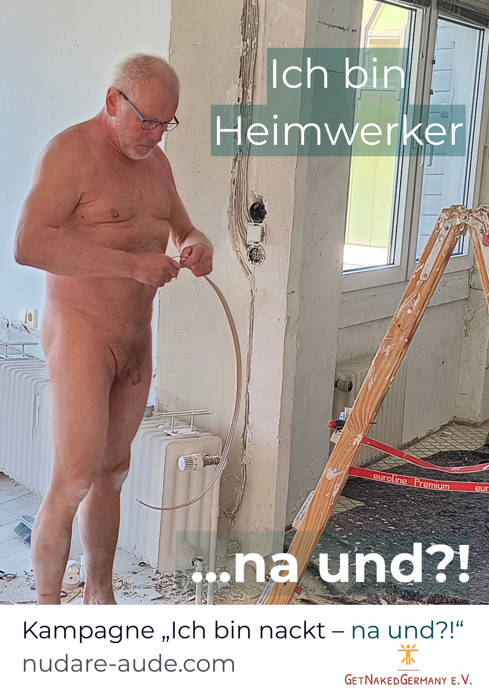 Nackt am Werkeln Jörg Meier
