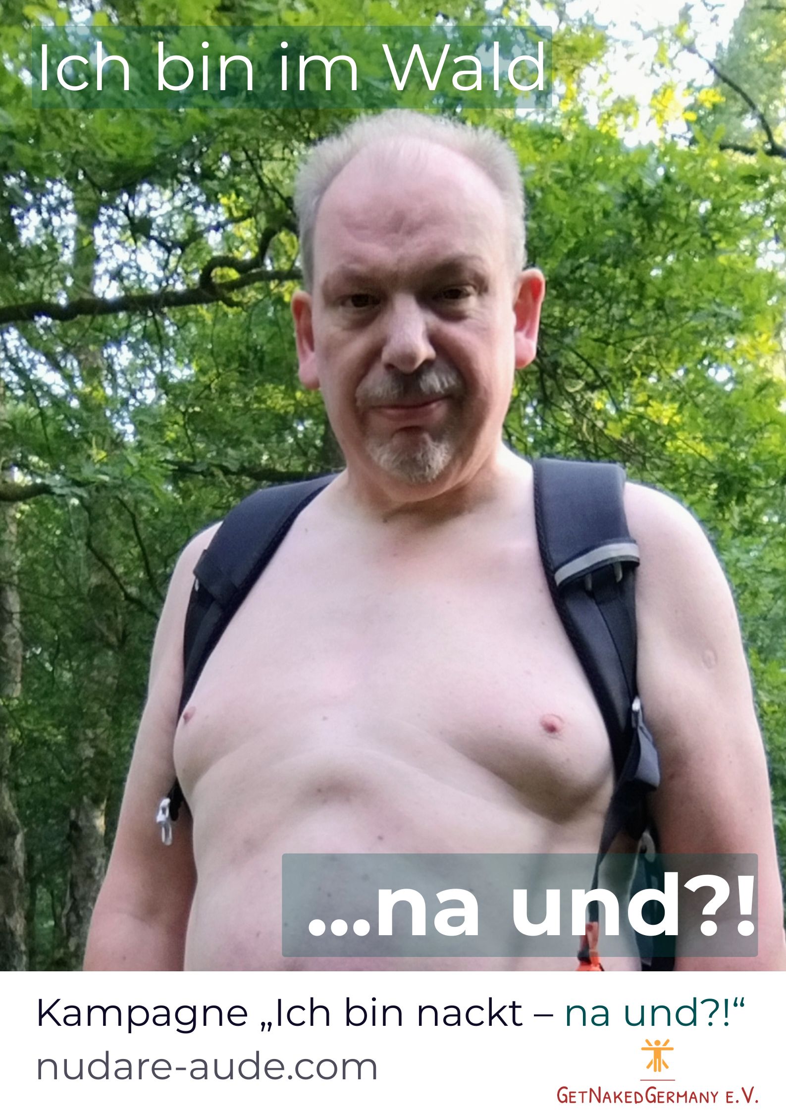 Nur der Rucksack stört. Udo Burgard