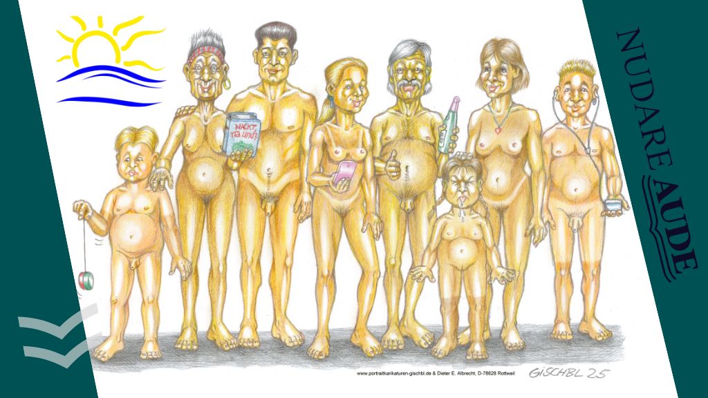 Nacktsein ist ein Menschenrecht | Transparent Nudistengeneration