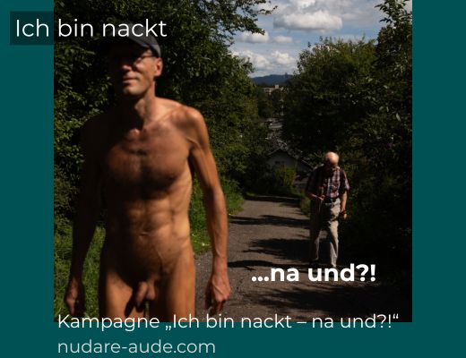Nudare aude! | Hinweis zur Kampagne „Ich bin nackt – na und?!“