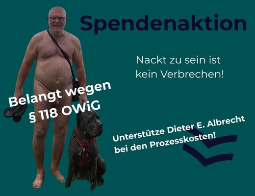 Nudare aude! | Spendenaktion
