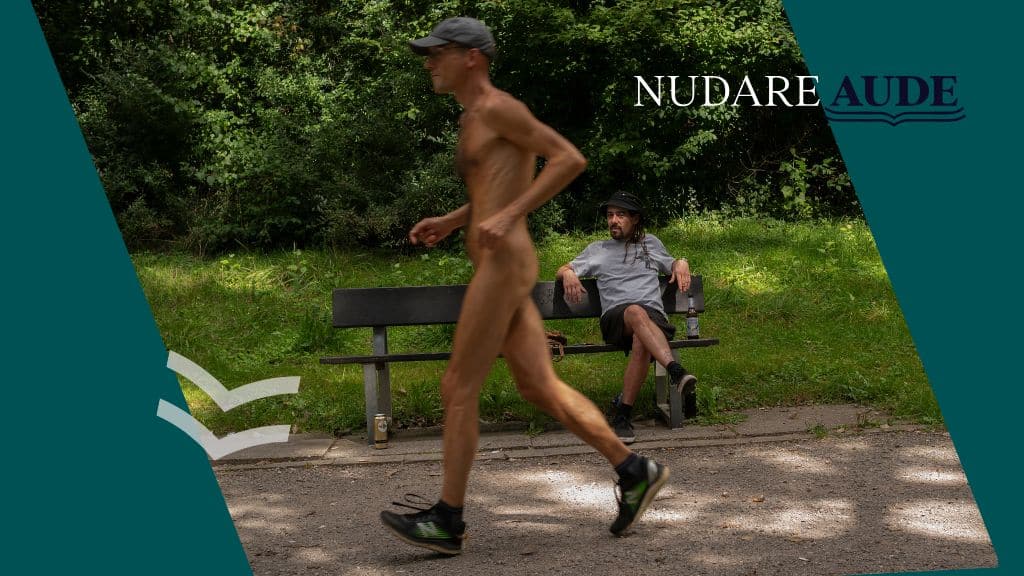 Mit der Ethik nackt durchstarten | Ulrich nackt beim Joggen